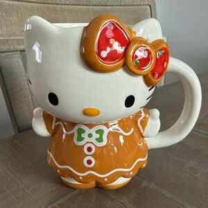 NEW Hello Kitty Sanrio Christmas GINGERBREAD MUG 2024